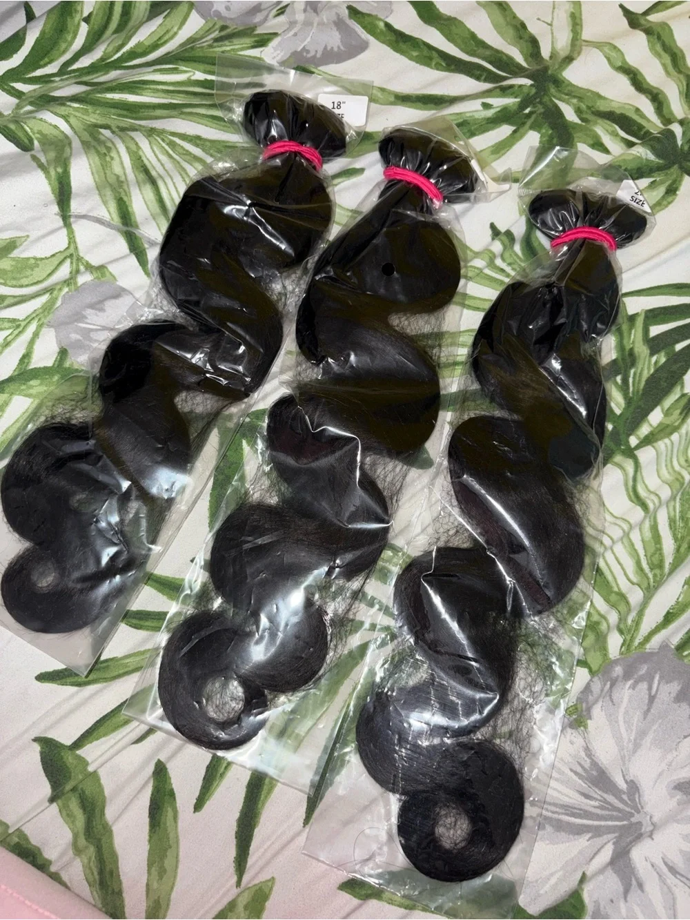 Amazon Natural Black Body Wave Human Hair Bundles - 3 Pack